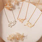 Custom Two Name Necklace With Heart Necklace.