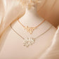 Custom Two Name Necklace With Heart Necklace.
