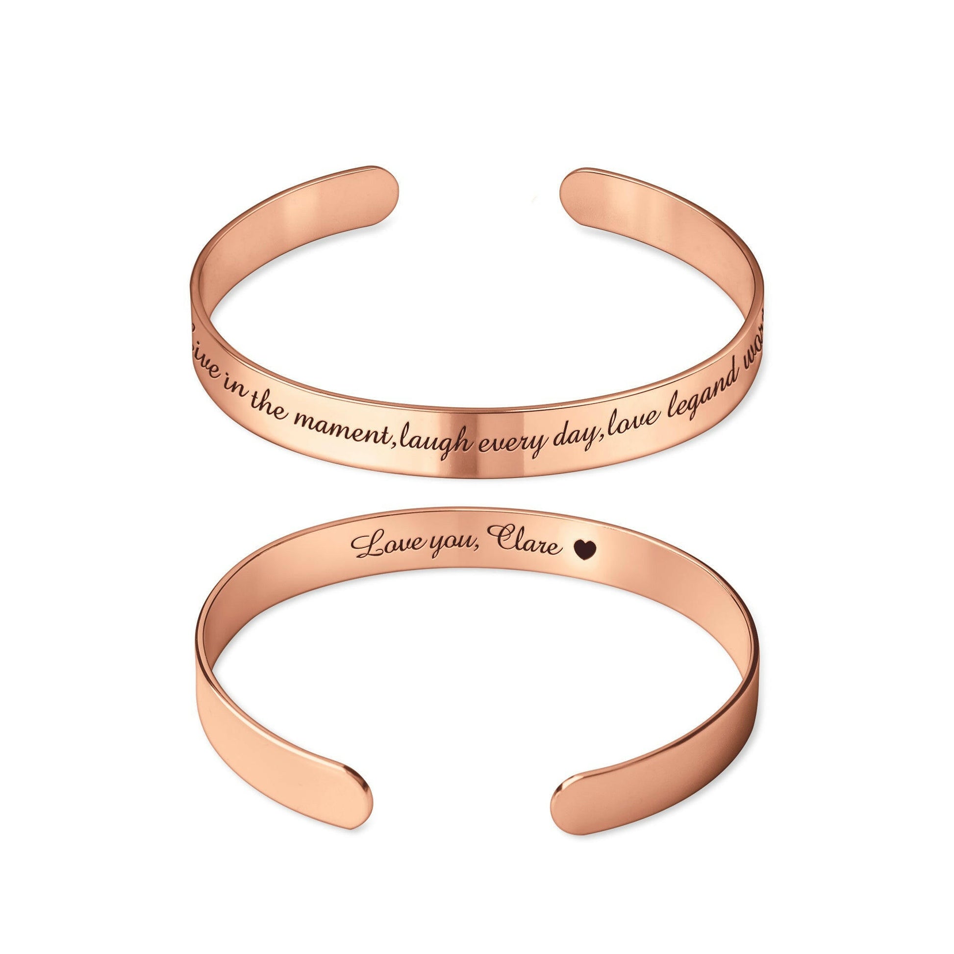 Custom Women's Cuff Bangle Name Bracelet Bracelet.