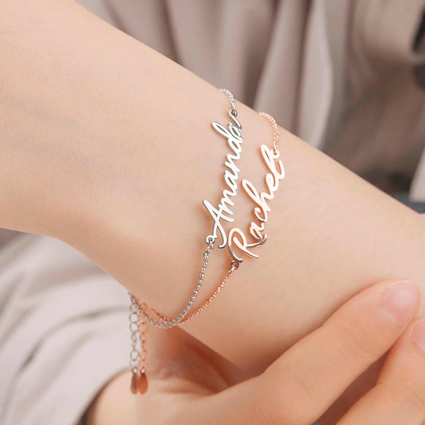 Custom Women's Name Bracelet Bracelet.