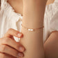 Custom Women's Paper Clip Chain Bracelet Bracelet.