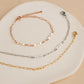 Custom Women's Paper Clip Chain Bracelet Bracelet.