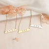 Customized Birthday Gifts Love Jewelry Mom Sister Friends Family Couple Long Distance Necklace.