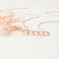 Customized Birthday Gifts Love Jewelry Mom Sister Friends Family Couple Long Distance Necklace.
