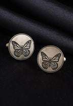 Silver Butterfly Cufflinks