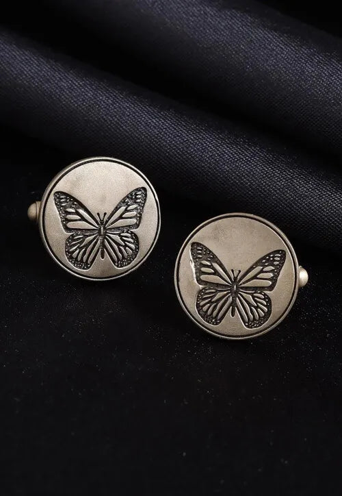 Elegant Butterfly Cufflinks