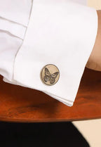 Silver Butterfly Cufflinks