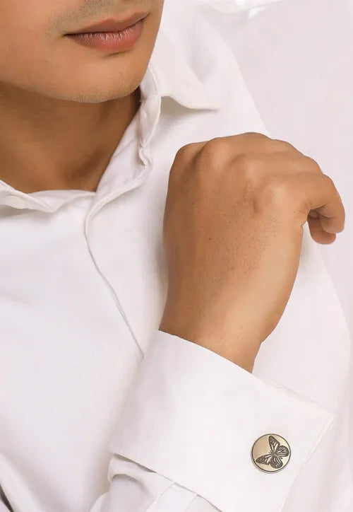 Elegant Butterfly Cufflinks