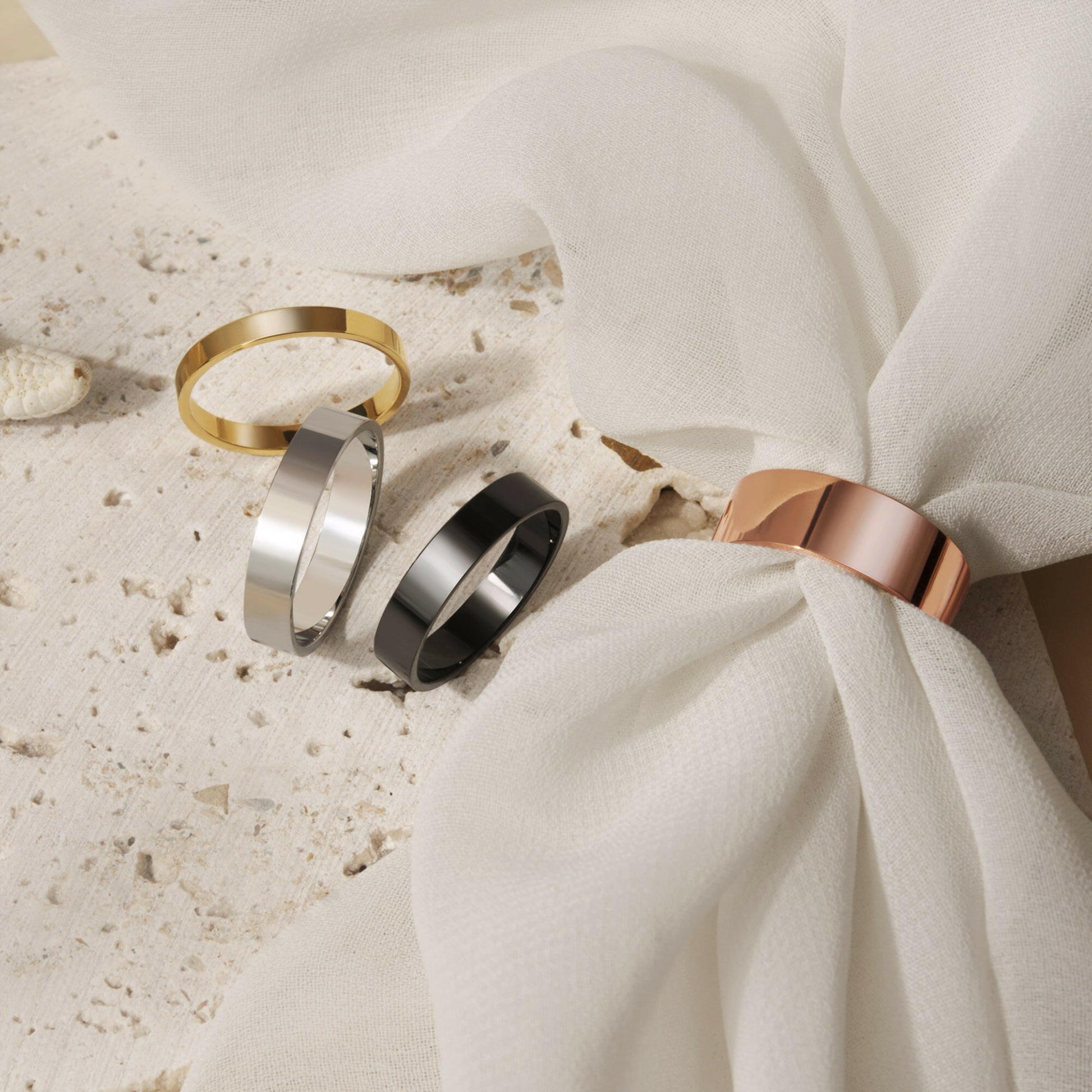 Dainty Simple Silver Ring Rings Ring.