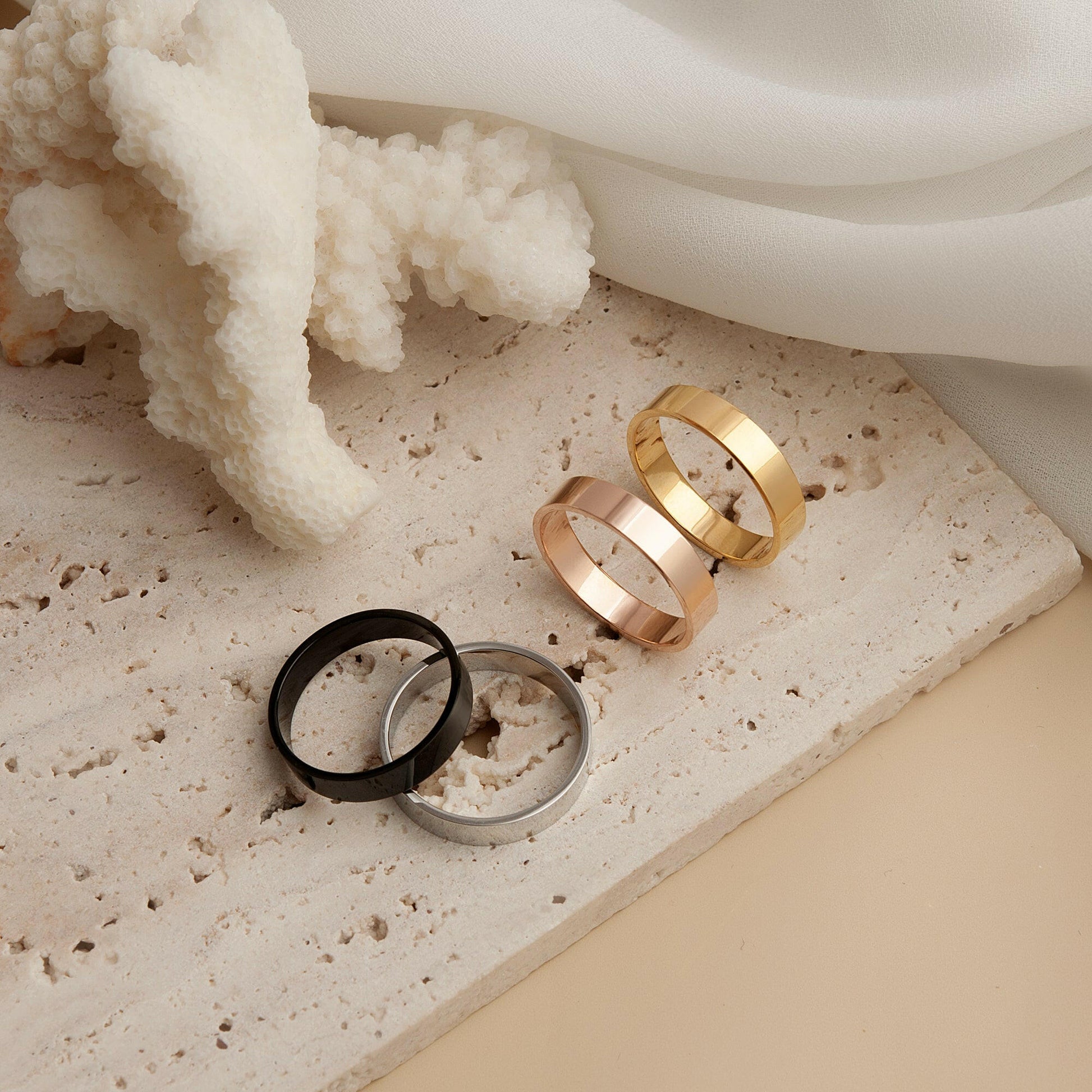 Dainty Simple Silver Ring Rings Ring.
