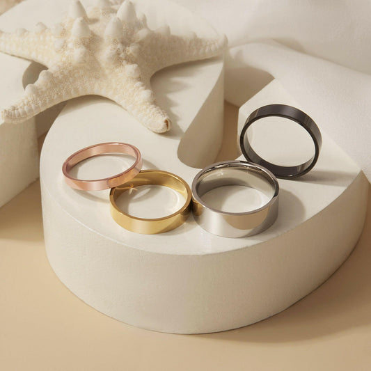 Dainty Simple Silver Ring Rings Ring.