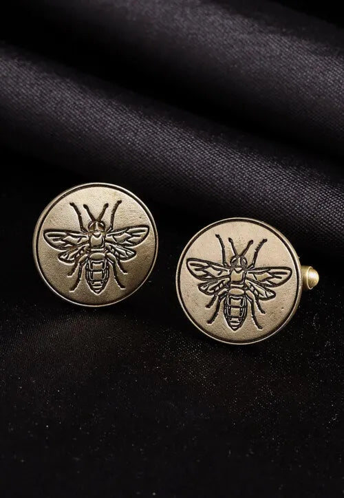 Designer Honey Bee Cufflinks