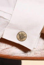 Silver Honey Bee Cufflinks