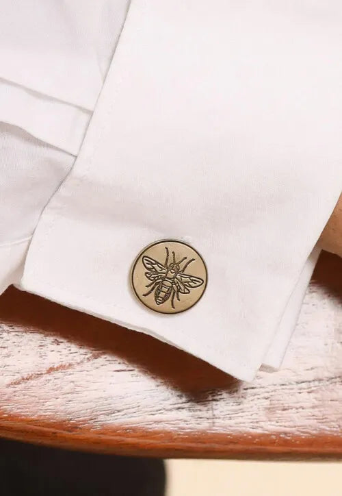 Designer Honey Bee Cufflinks
