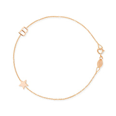 Custom Gold Bracelet - 2 Letters
