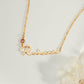 Personalized Birthstone Name Necklace 925 Sterling Silver Necklace.