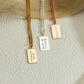 Personalized Name Bar Necklace 925 Sterling Silver Necklace.