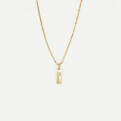 Dainty Tag Name Necklace