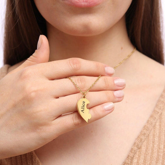 Personalized Bff Necklace Necklace.