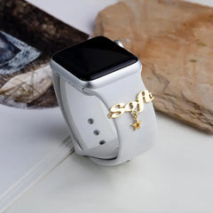 Personalized Apple Watch Band Charm