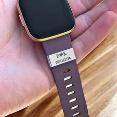 Personalised Custom Engraved Apple Watch Watch Band Charm