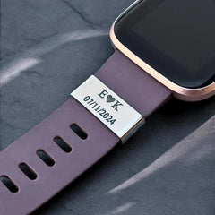 Personalised Custom Engraved Apple Watch Watch Band Charm