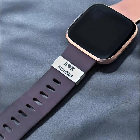 Personalised Custom Engraved Apple Watch Watch Band Charm