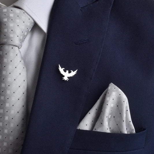 Stylish Classic Phoenix Bird Brooch for Blazers