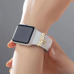 Personalized Apple Watch Band Charm