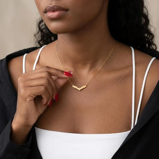 Bat Pendant Necklace for Women & Girls