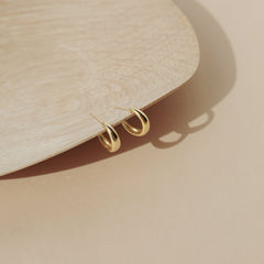 Dome Hoops Earrings