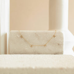 Pave Mama Letter Name Necklace