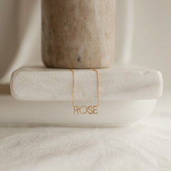 Pave Name Necklace