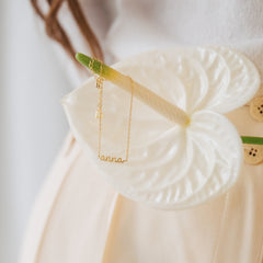 Petite Tiny Name Necklace