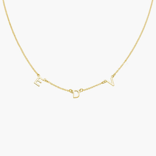 Inez Initial Name Necklace