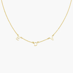 Inez Initial Name Necklace