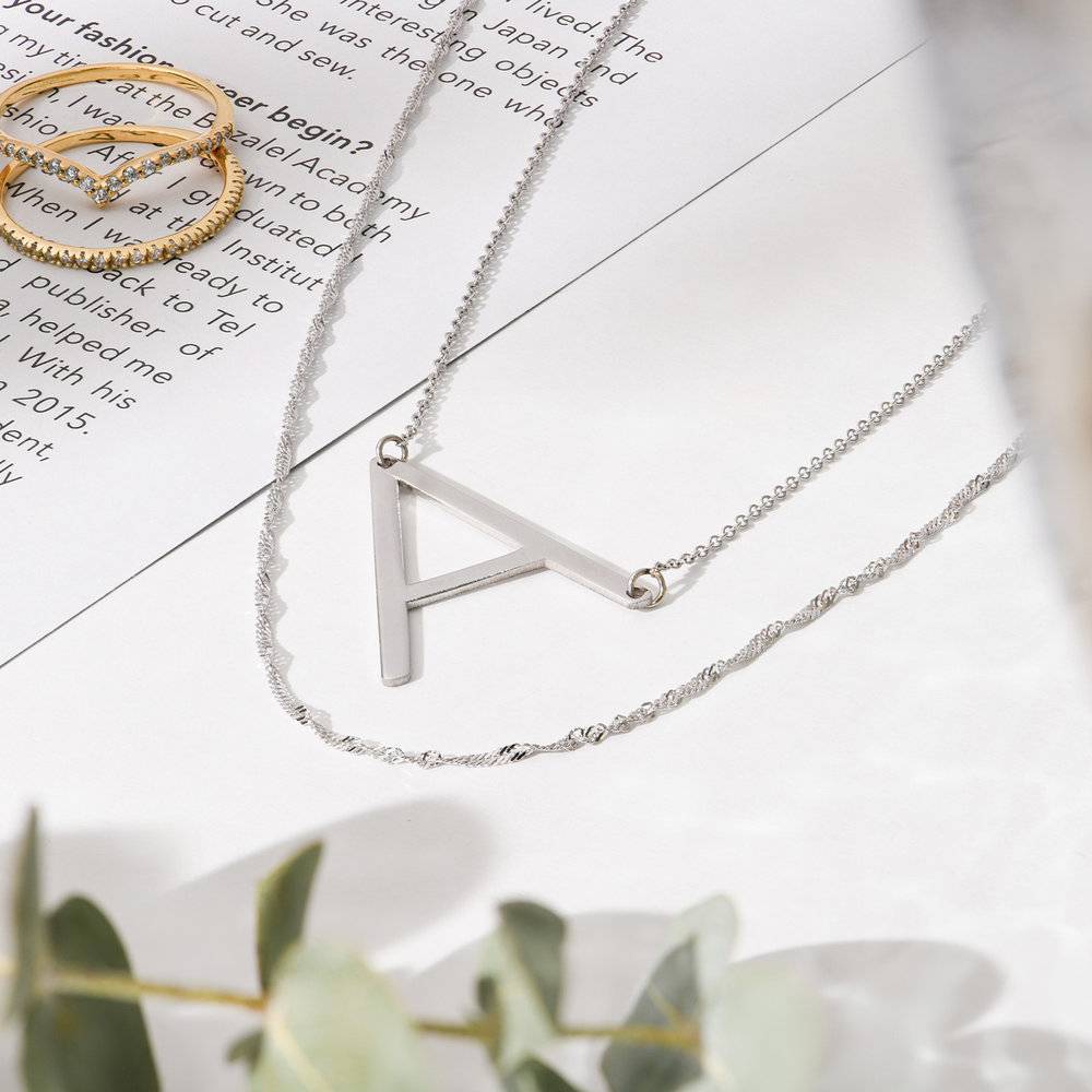 Custom Initial Alphabet Name Necklace