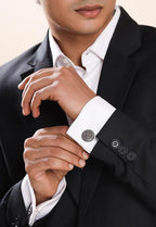 Lions Mane Brass Cufflink Pair