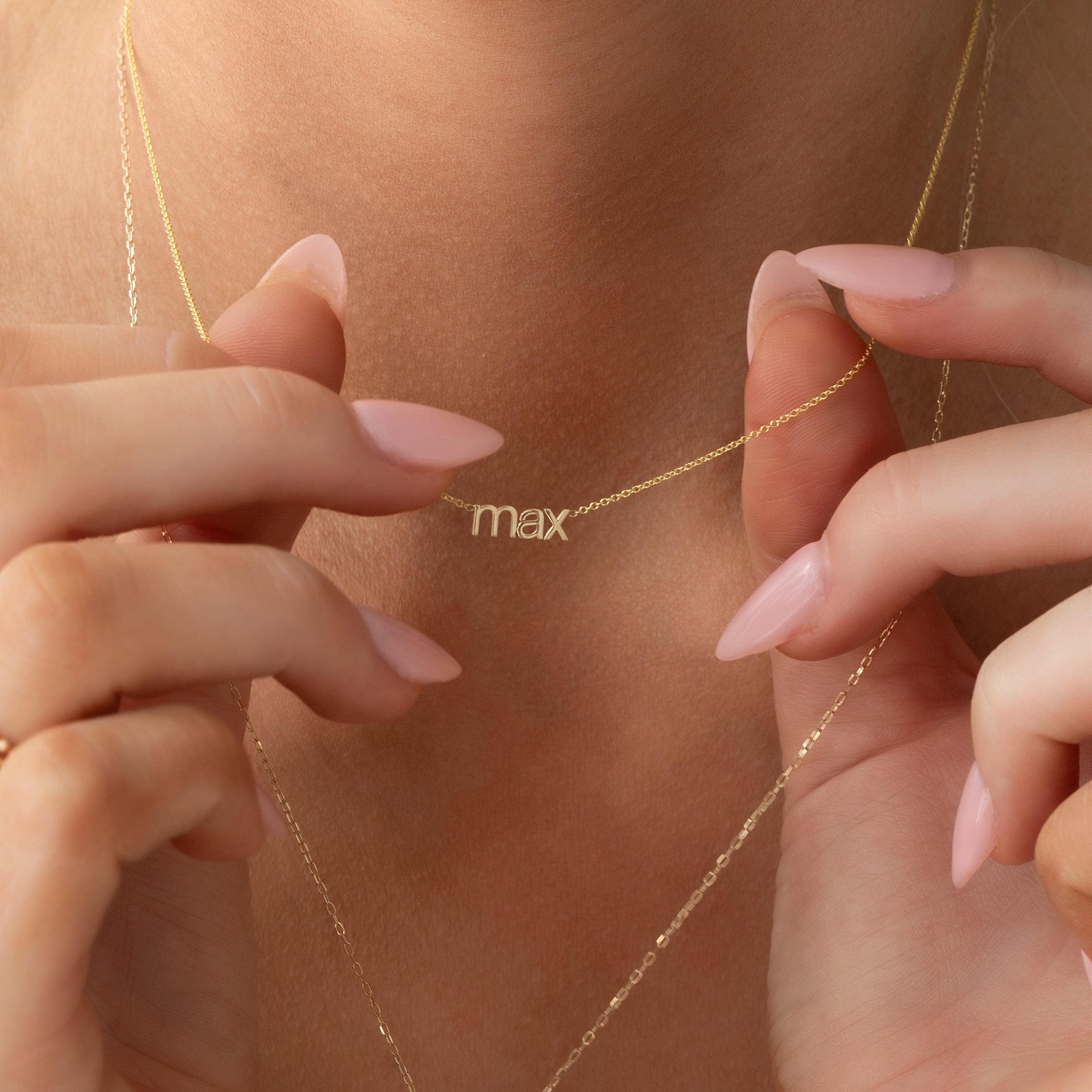 Petite Nameplate Necklace