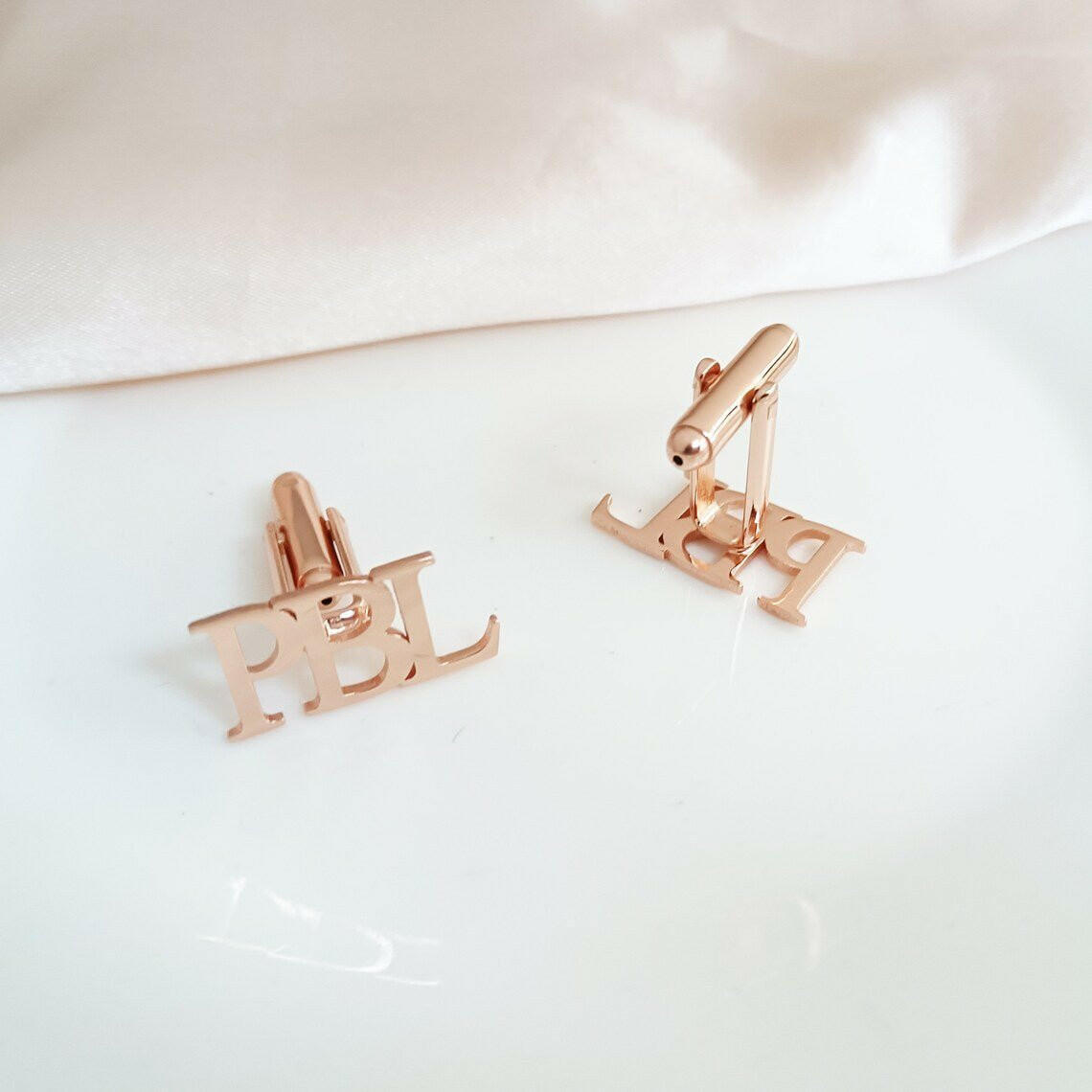 Personalised Initial Letter Name Cufflinks cufflink.