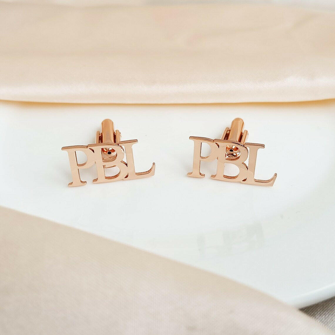 Personalised Initial Letter Name Cufflinks cufflink.
