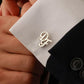 Personalised Monogram Cufflinks for Groom cufflink.