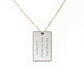 Personalize Photo Dog Tag Necklace for Men Necklace.