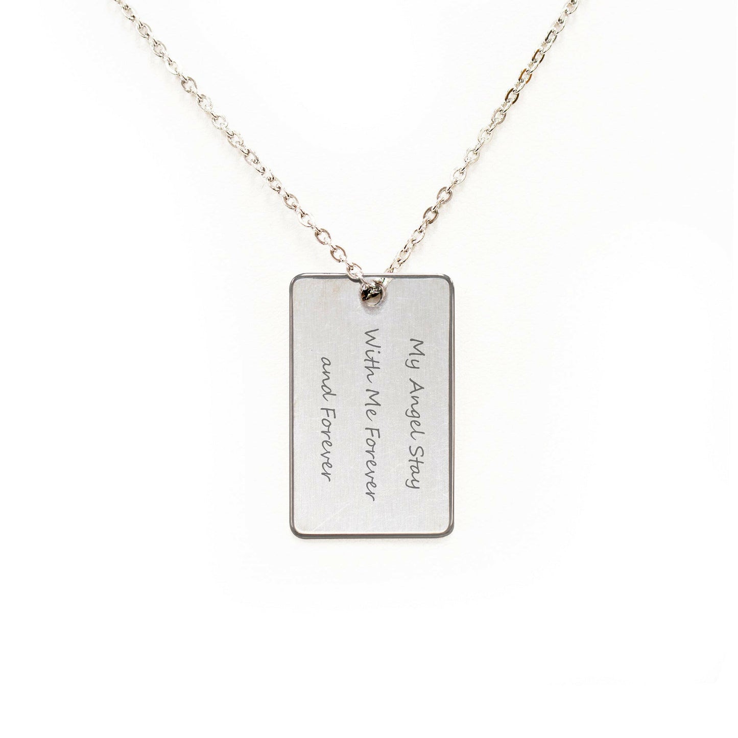 Personalize Photo Dog Tag Necklace for Men Necklace.