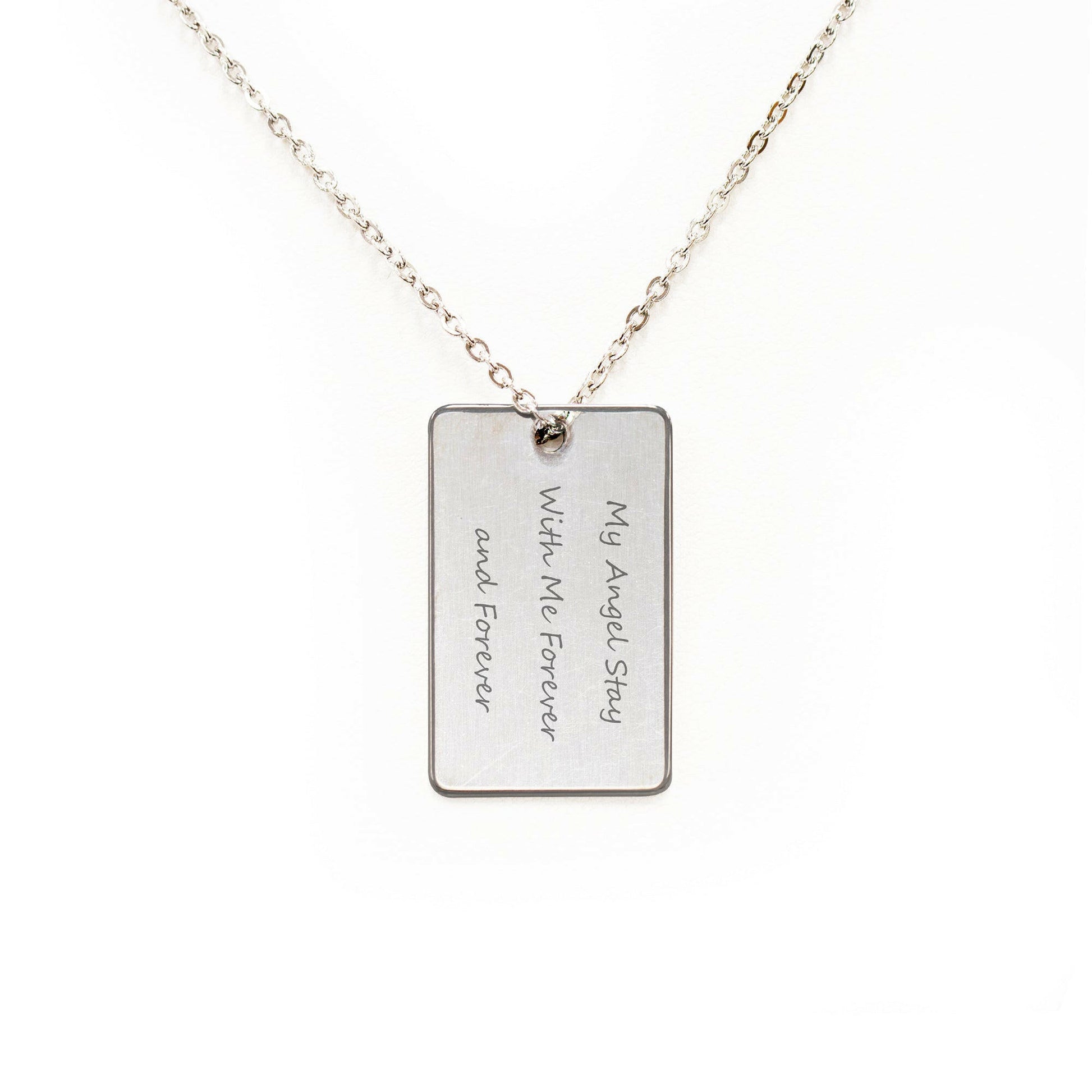 Personalize Photo Dog Tag Necklace for Men Necklace.