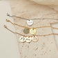 Personalized Actual Fingerprint Charm Bracelet Bracelet.