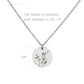 Personalized Birth Flower Necklace Necklace.