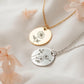 Personalized Birth Flower Necklace Necklace.