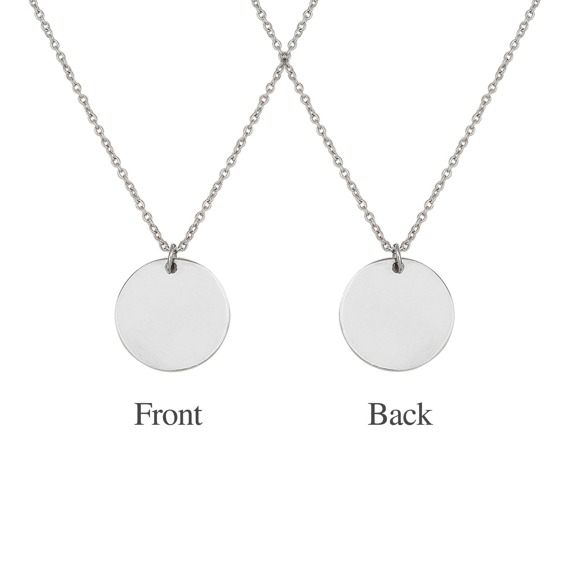 Personalized Birth Flower Necklace Necklace.