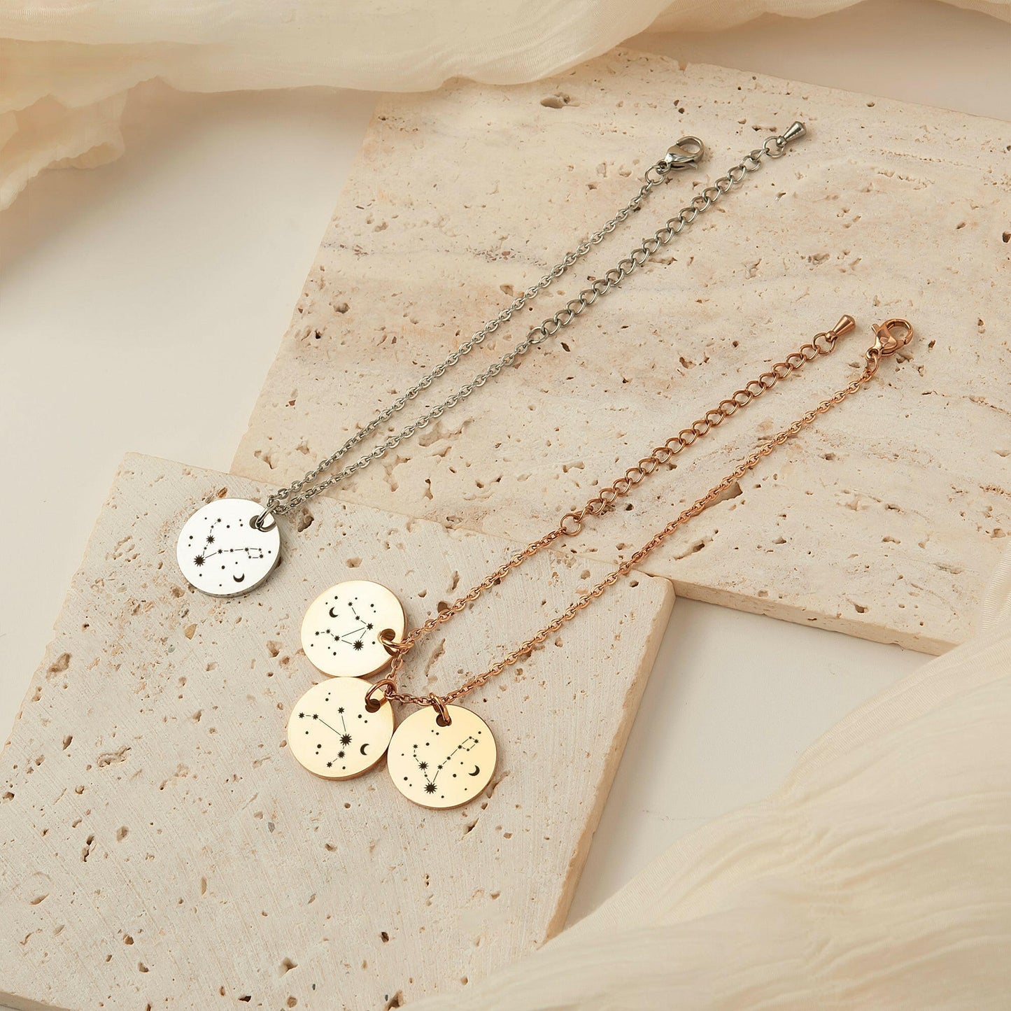 Personalized Constellation Charm Bracelet Bracelet.
